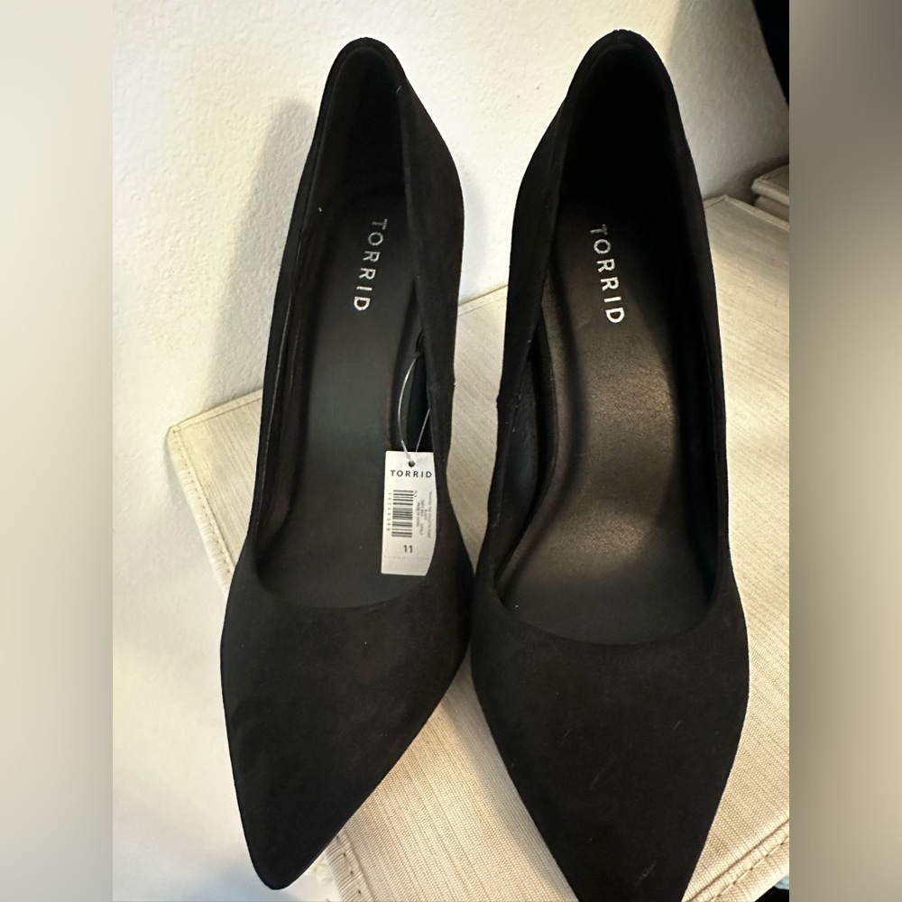 Sexy black stiletto heels